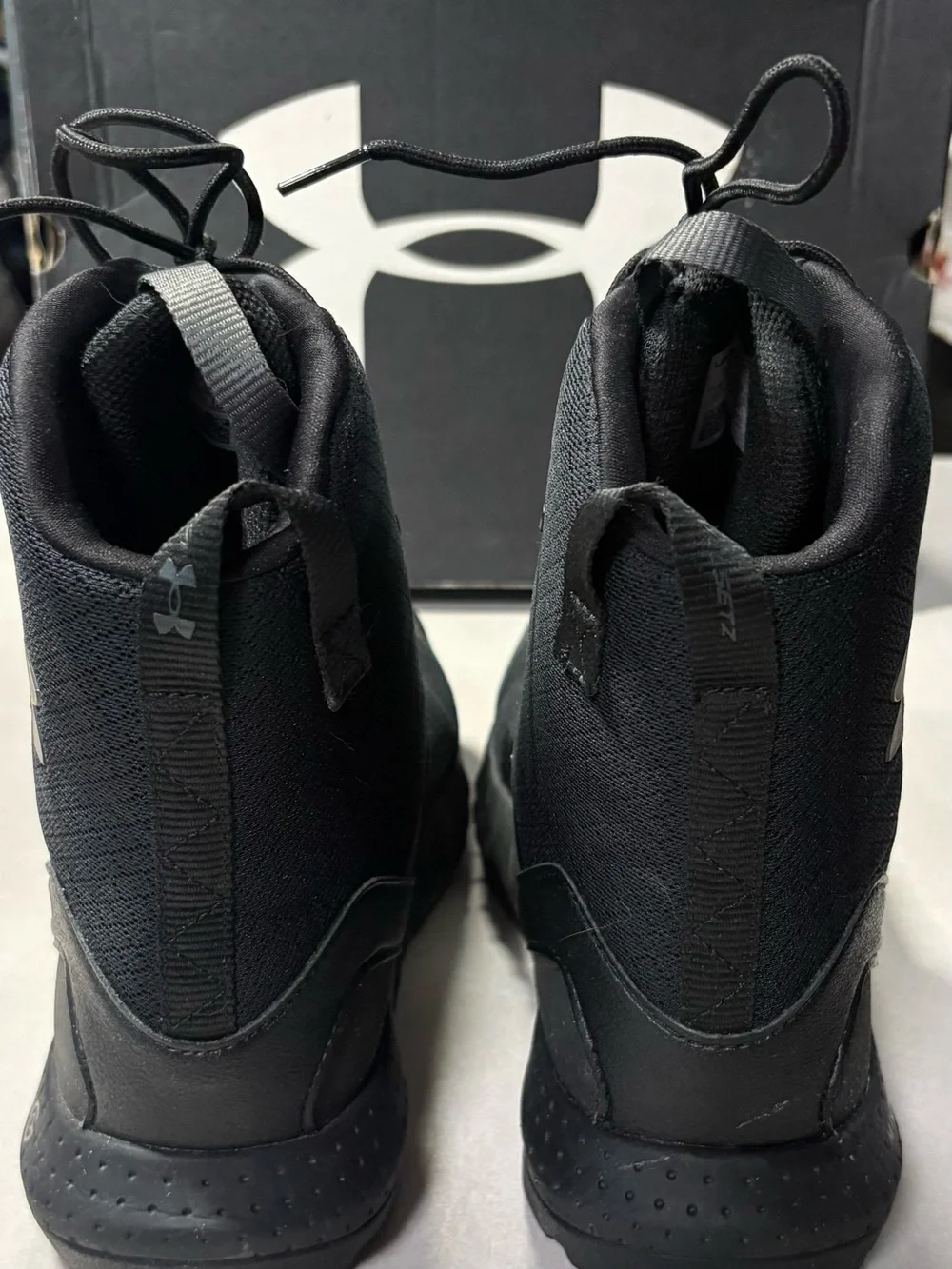UA Micro G Valsetz Men's Tactical Boots Black Size Medium 10.5